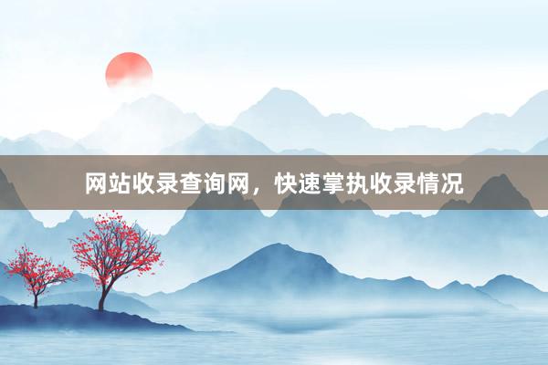 网站收录查询网，快速掌执收录情况